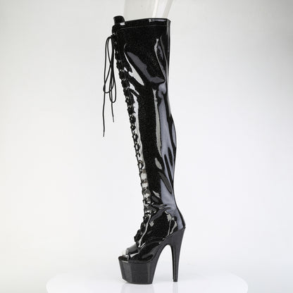 【PLEASER】ADORE-3021GP シューズ Blk Glitter Pat/M【取寄】