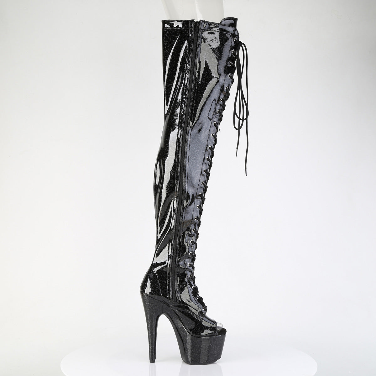 【PLEASER】ADORE-3021GP シューズ Blk Glitter Pat/M【取寄】