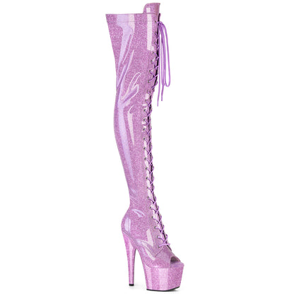 【PLEASER】ADORE-3021GP シューズ Lilac Glitter Pat/M【取寄】
