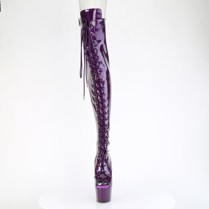 【PLEASER】ADORE-3021GP シューズ Purple Glitter Pat/M【取寄】