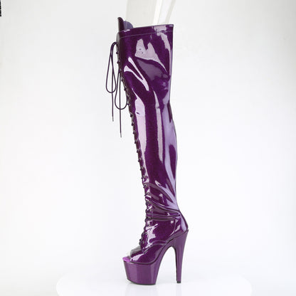 【PLEASER】ADORE-3021GP シューズ Purple Glitter Pat/M【取寄】