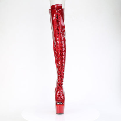 【PLEASER】ADORE-3021GP シューズ Red Glitter Pat/M【取寄】