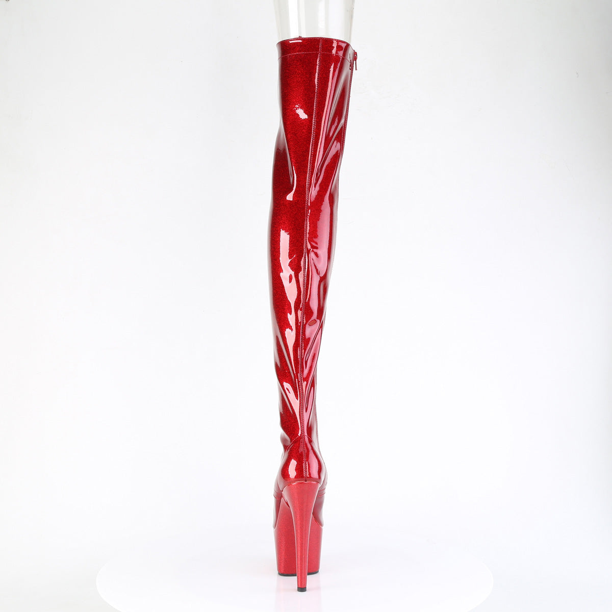 【PLEASER】ADORE-3021GP シューズ Red Glitter Pat/M【取寄】