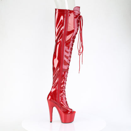 【PLEASER】ADORE-3021GP シューズ Red Glitter Pat/M【取寄】