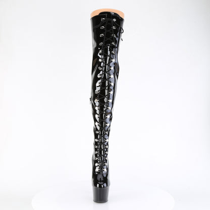 【PLEASER】ADORE-3022 シューズ Blk Str Pat/Blk【取寄】