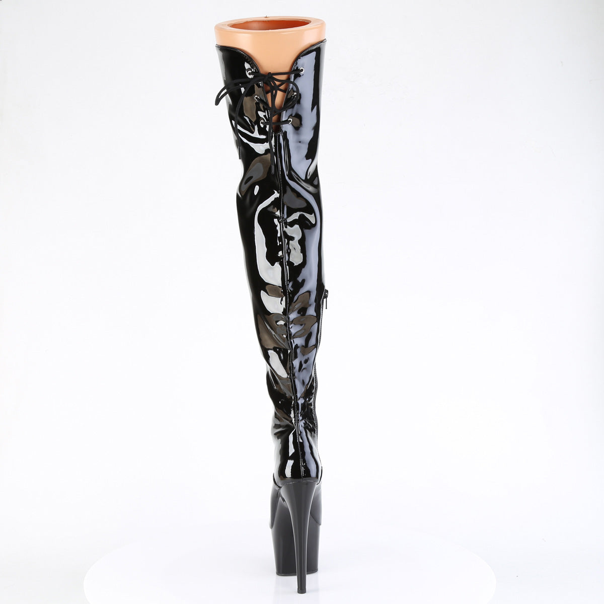 【PLEASER】ADORE-3022 シューズ Blk Str Pat/Blk【取寄】