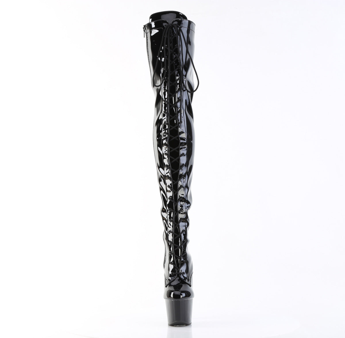 【PLEASER】ADORE-3023 シューズ Blk Str Pat/Blk【取寄】