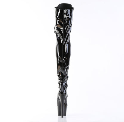 【PLEASER】ADORE-3023 シューズ Blk Str Pat/Blk【取寄】