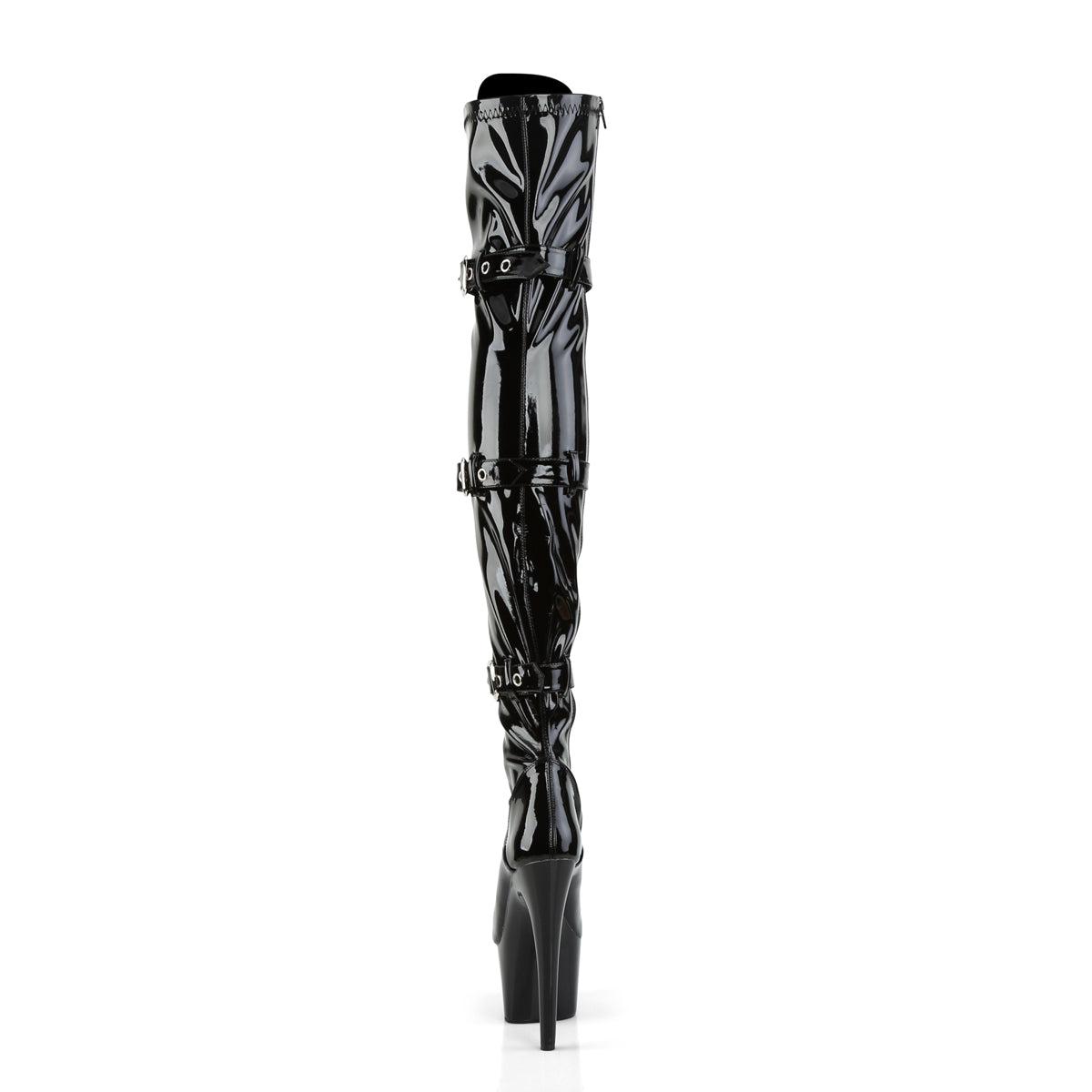 【PLEASER】ADORE-3028 シューズ Blk Str Pat/Blk【取寄】