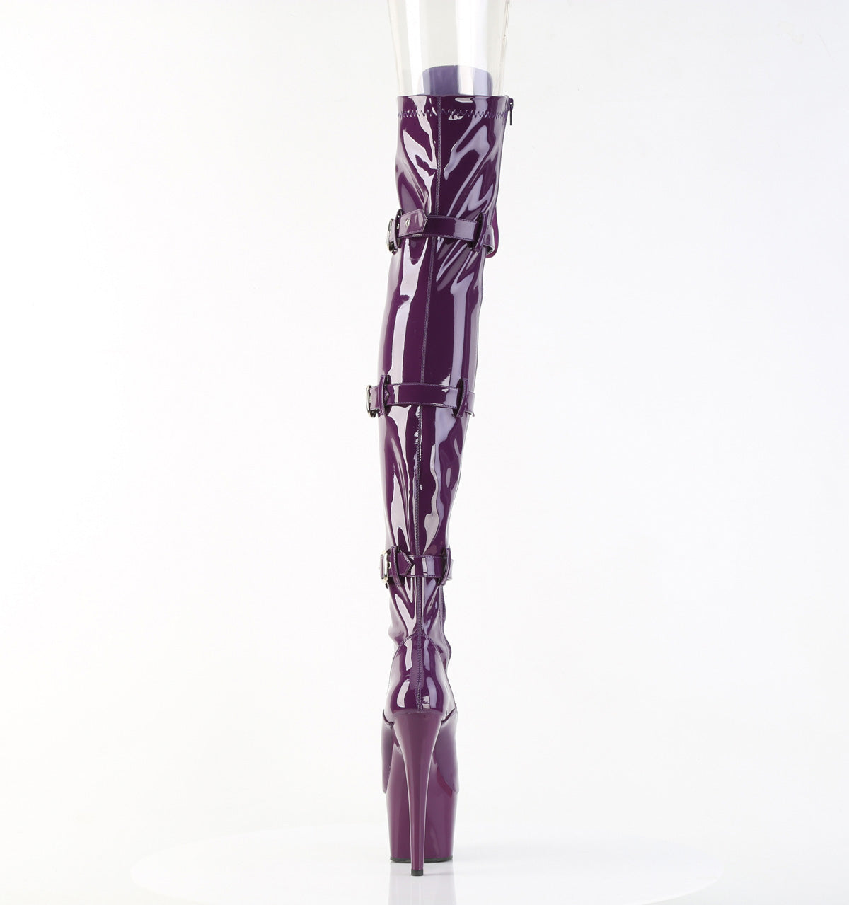 【PLEASER】ADORE-3028 シューズ Purple Str. Pat/Purple【取寄】