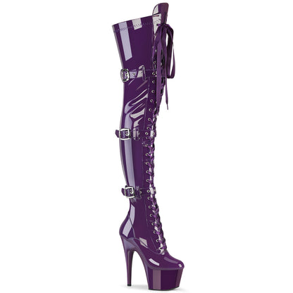 【PLEASER】ADORE-3028 シューズ Purple Str. Pat/Purple【取寄】
