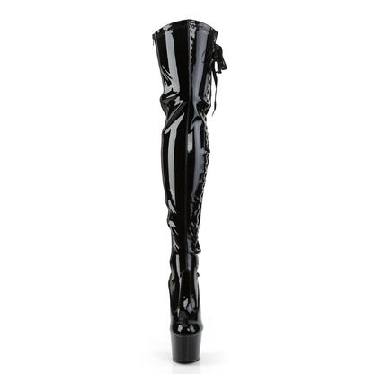 【PLEASER】ADORE-3050 シューズ Blk Str Pat/Blk【取寄】