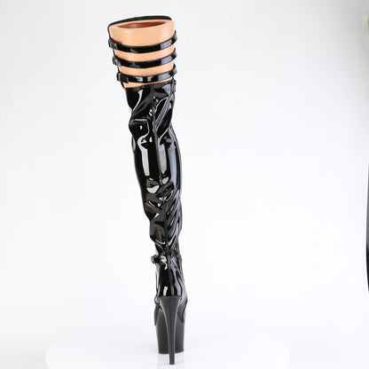 【PLEASER】ADORE-3055 シューズ Blk Str. Pat/Blk【取寄】