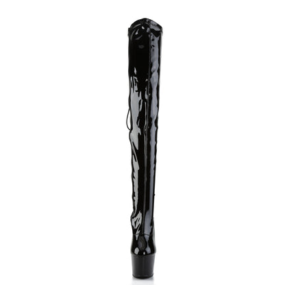 【PLEASER】ADORE-3063 シューズ Blk Str Pat/Blk【取寄】