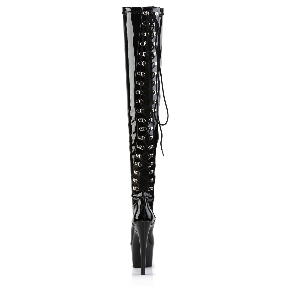 【PLEASER】ADORE-3063 シューズ Blk Str Pat/Blk【取寄】