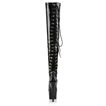 【PLEASER】ADORE-3063 シューズ Blk Str Pat/Blk【取寄】
