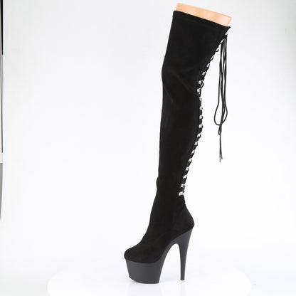 【PLEASER】ADORE-3063 シューズ Blk Str Microfiber/Blk Matte【取寄】