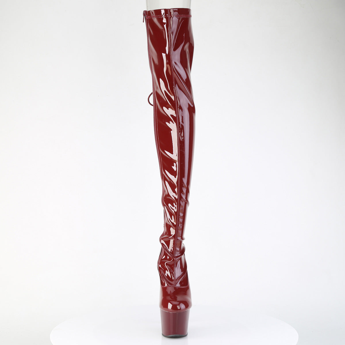 【PLEASER】ADORE-3063 シューズ Burgundy Str. Pat/Burgundy【取寄】