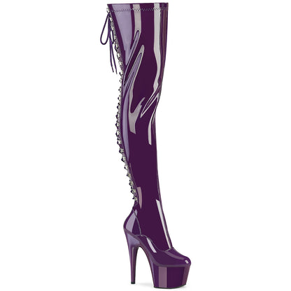 【PLEASER】ADORE-3063 シューズ Purple Str. Pat/Purple【取寄】