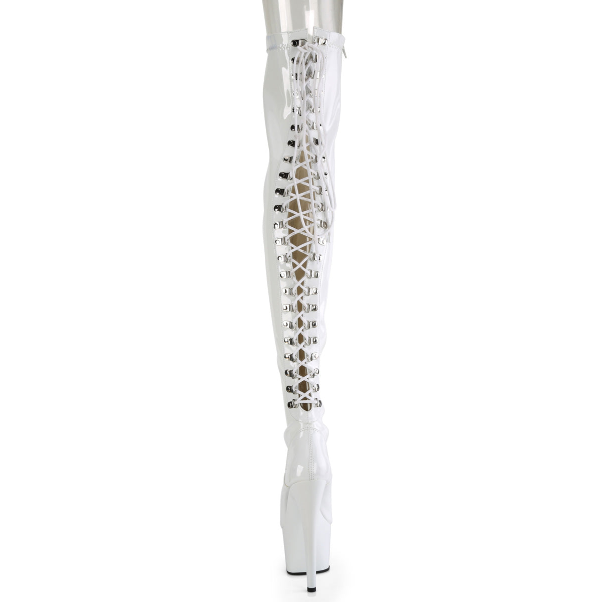 【PLEASER】ADORE-3063 シューズ Wht Str Pat/Wht【取寄】