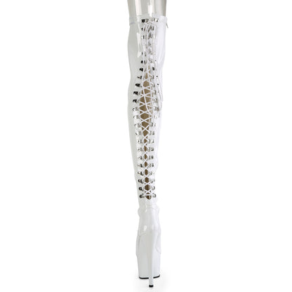 【PLEASER】ADORE-3063 シューズ Wht Str Pat/Wht【取寄】