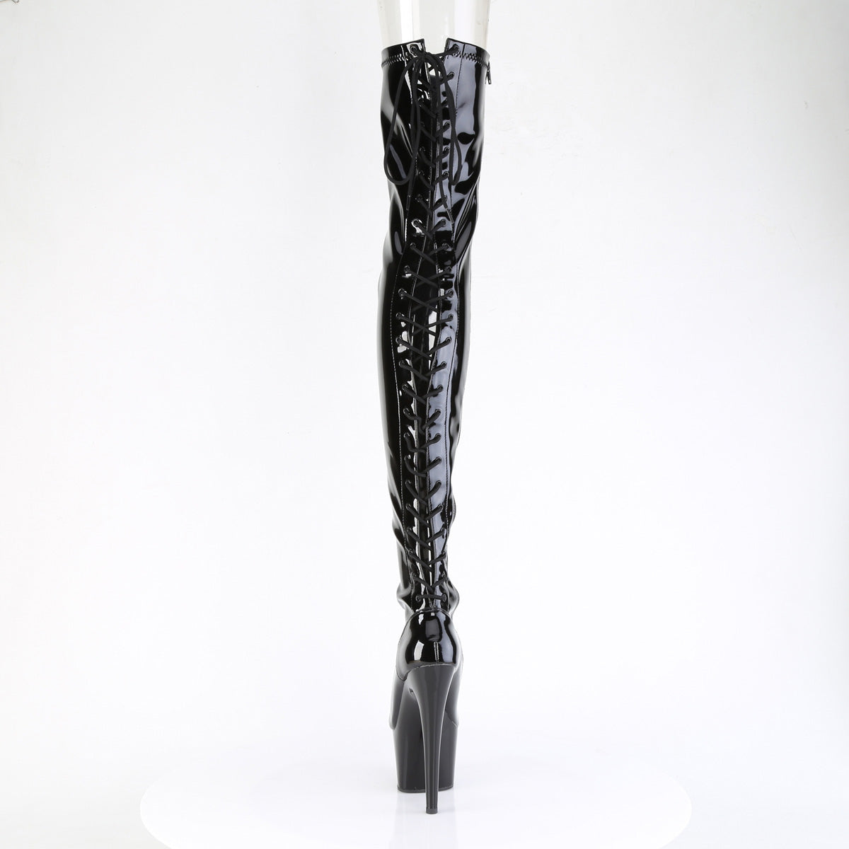 【PLEASER】ADORE-3850 シューズ Blk Str. Pat/Blk【取寄】