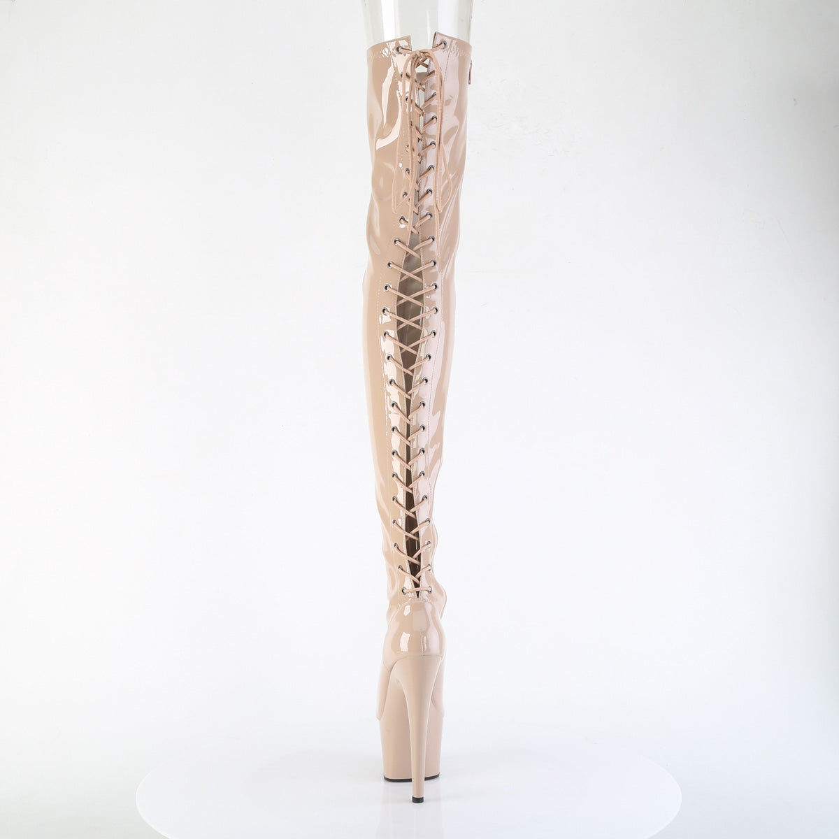 【PLEASER】ADORE-3850 シューズ Nude Str. Pat/Nude【取寄】