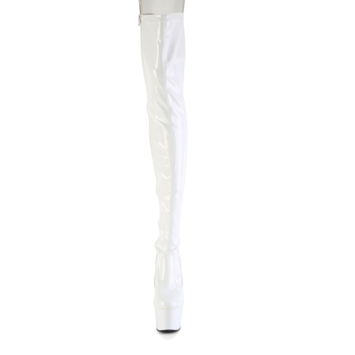 【PLEASER】ADORE-3850 シューズ Wht Str. Pat/Wht【取寄】