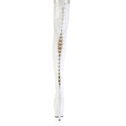 【PLEASER】ADORE-3850 シューズ Wht Str. Pat/Wht【取寄】