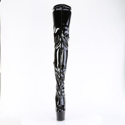 【PLEASER】ADORE-4000 シューズ Blk Str. Pat/Blk【取寄】
