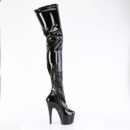 【PLEASER】ADORE-4000 シューズ Blk Str. Pat/Blk【取寄】