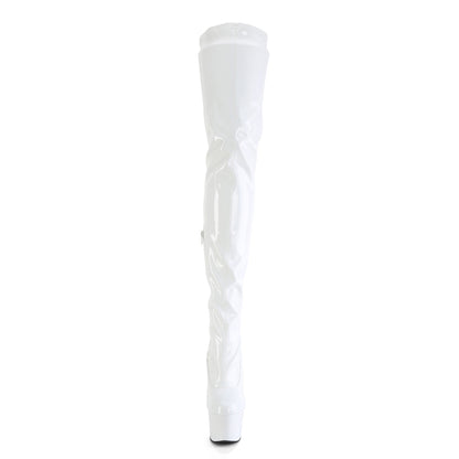 【PLEASER】ADORE-4000 シューズ Wht Str Pat/Wht【取寄】