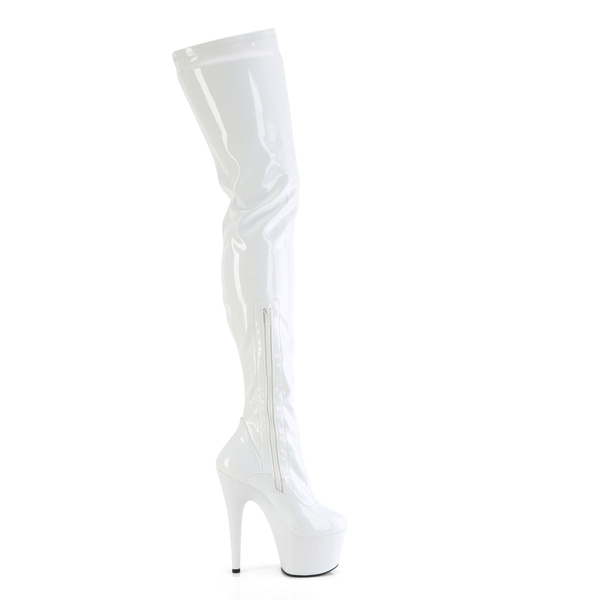 【PLEASER】ADORE-4000 シューズ Wht Str Pat/Wht【取寄】