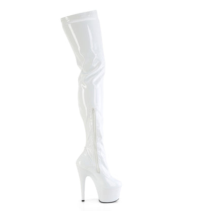 【PLEASER】ADORE-4000 シューズ Wht Str Pat/Wht【取寄】