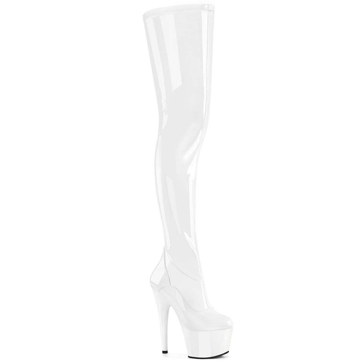 【PLEASER】ADORE-4000 シューズ Wht Str Pat/Wht【取寄】