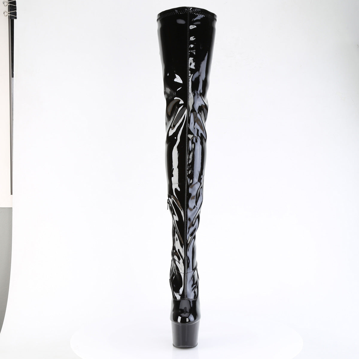 【PLEASER】ADORE-4000SLT プラットフォームシューズ Blk Str Pat/Blk【取寄】