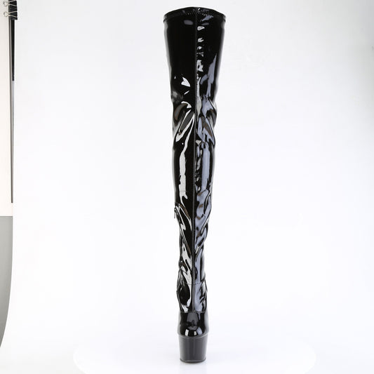 【PLEASER】ADORE-4000SLT プラットフォームシューズ Blk Str Pat/Blk【取寄】