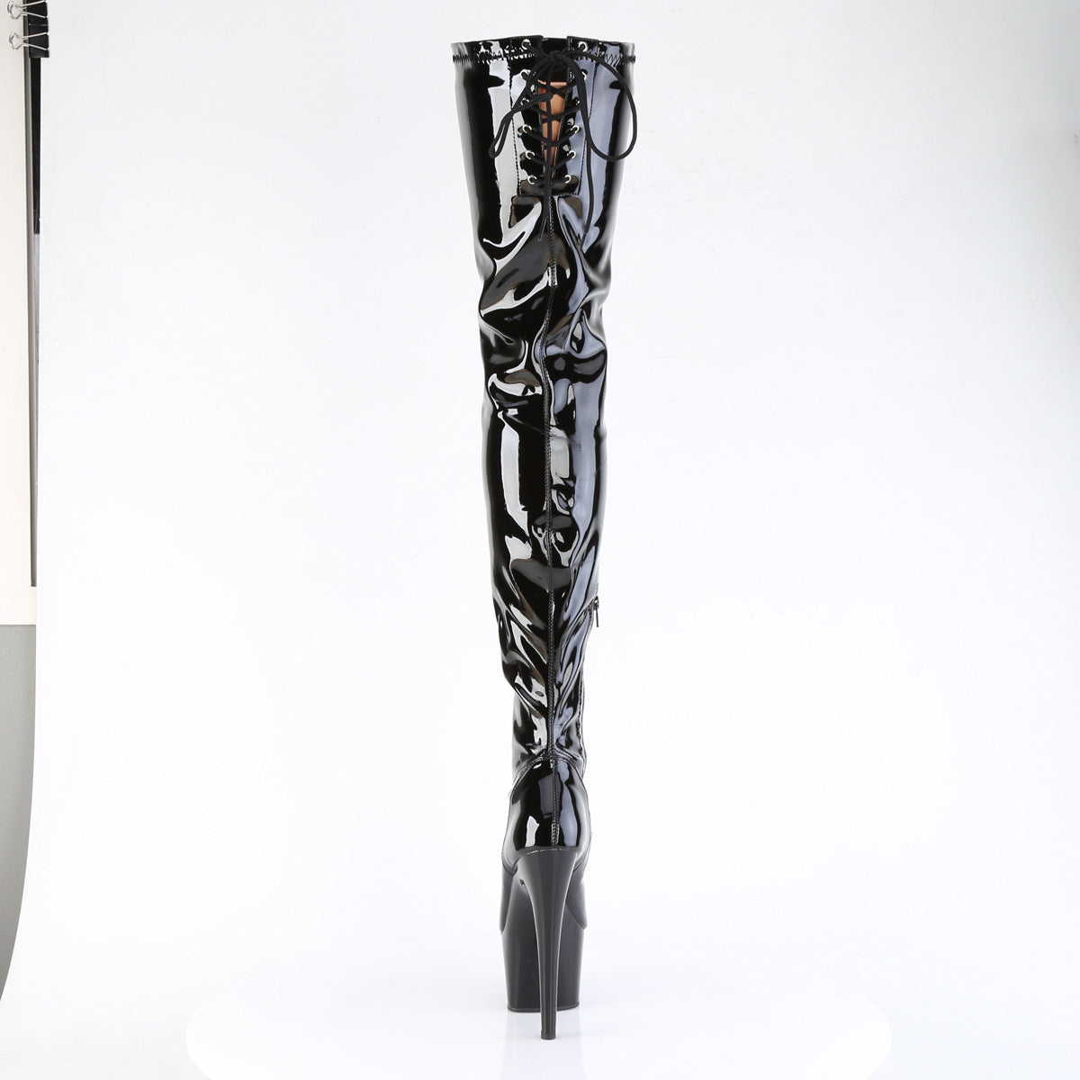 【PLEASER】ADORE-4000SLT シューズ Blk Str Pat/Blk【取寄】