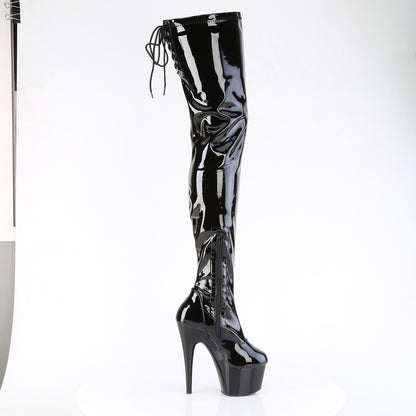 【PLEASER】ADORE-4000SLT シューズ Blk Str Pat/Blk【取寄】