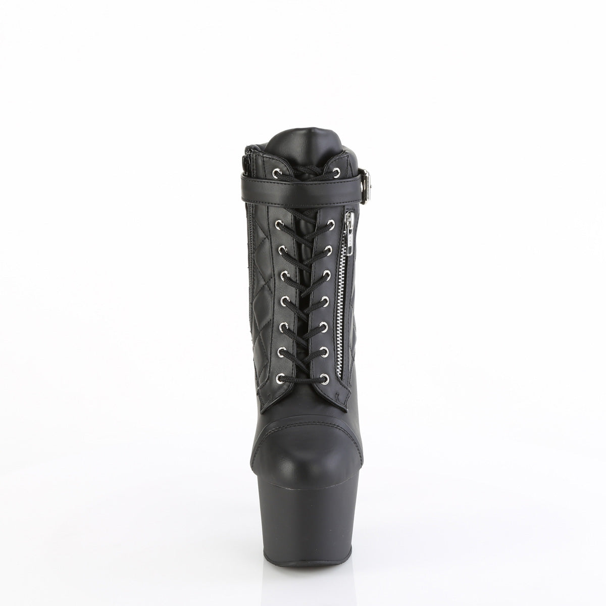 【PLEASER】ADORE-700-05 シューズ Blk Faux Leather/Blk Matte【取寄】
