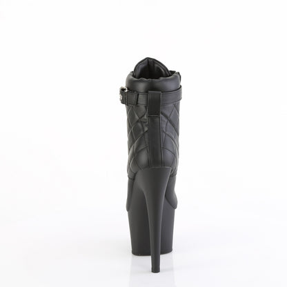 【PLEASER】ADORE-700-05 シューズ Blk Faux Leather/Blk Matte【取寄】