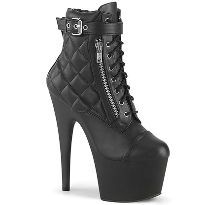 【PLEASER】ADORE-700-05 シューズ Blk Faux Leather/Blk Matte【取寄】