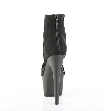 【PLEASER】ADORE-700-24 シューズ Blk Elastic Band-Microfiber/Blk Matte【取寄】