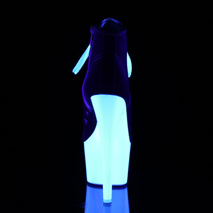 【PLEASER】ADORE-700SK-02 シューズ Blk Canvas/Neon White【取寄】