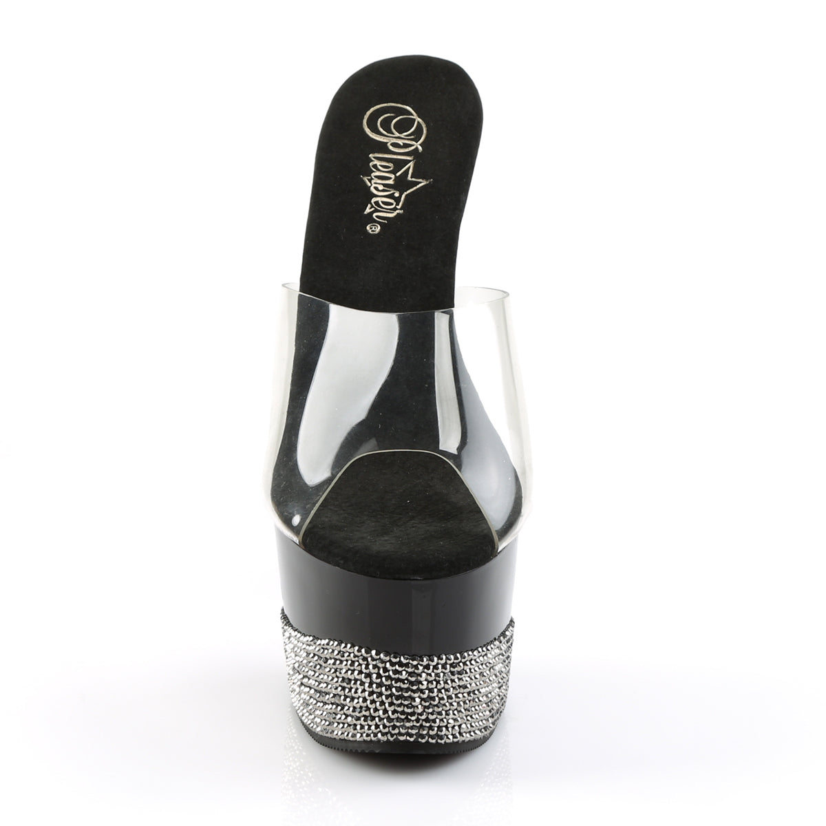 【PLEASER】ADORE-701-3 シューズ Clr/Blk-Pewter RS【取寄】