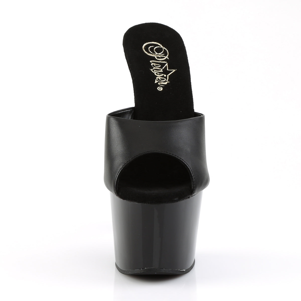 【PLEASER】ADORE-701 シューズ Blk Leather/ Blk【取寄】