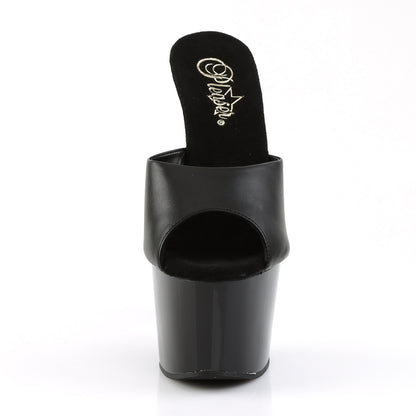 【PLEASER】ADORE-701 シューズ Blk Leather/ Blk【取寄】