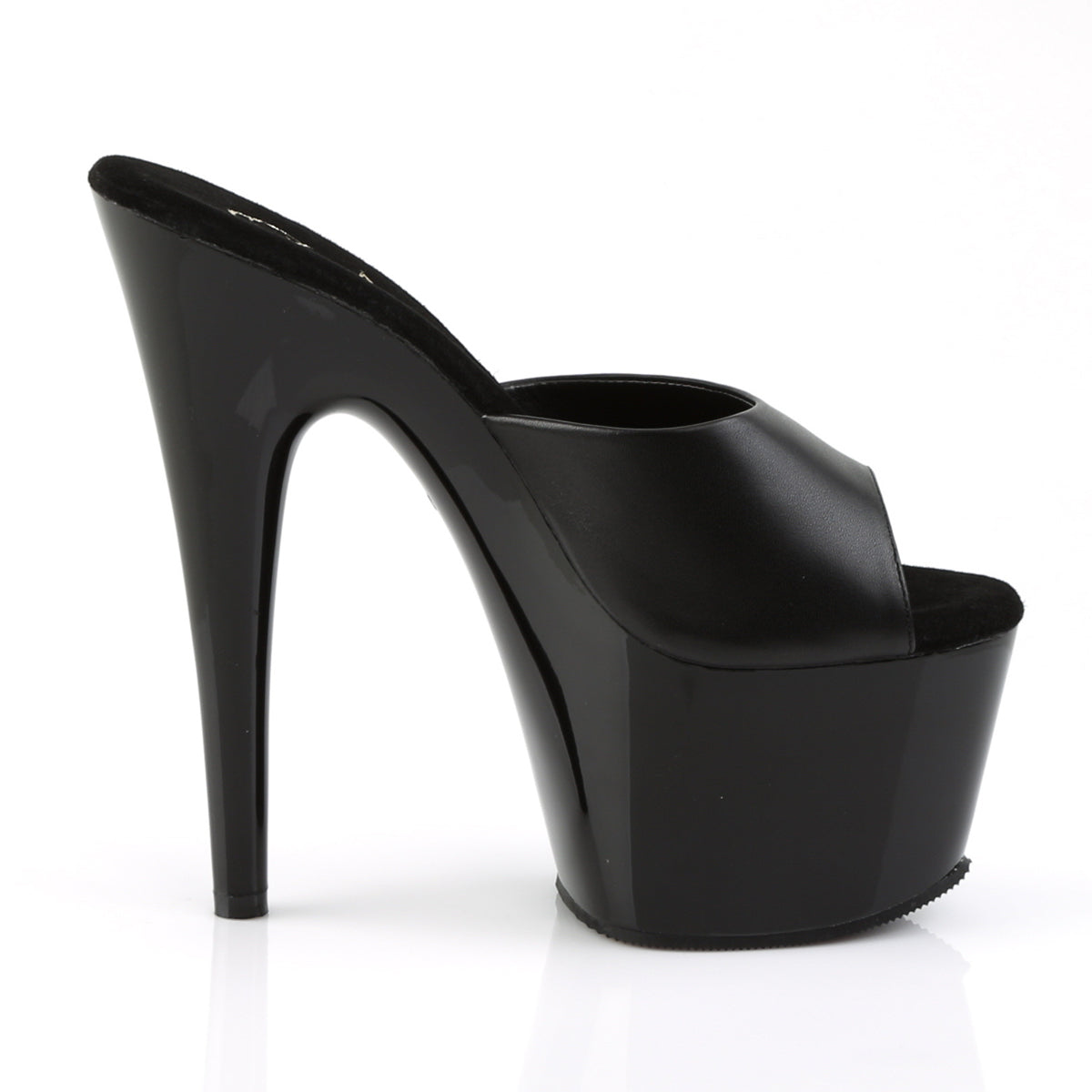 【PLEASER】ADORE-701 シューズ Blk Leather/ Blk【取寄】
