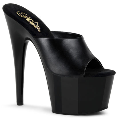 【PLEASER】ADORE-701 シューズ Blk Leather/ Blk【取寄】
