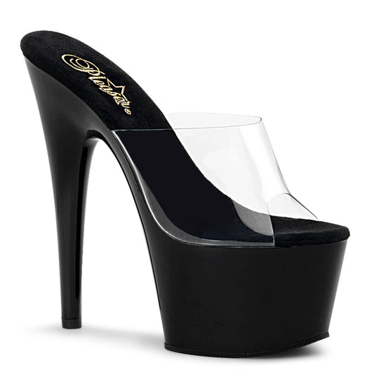 【PLEASER】ADORE-701 プラットフォームシューズ Clr/Blk【取寄】